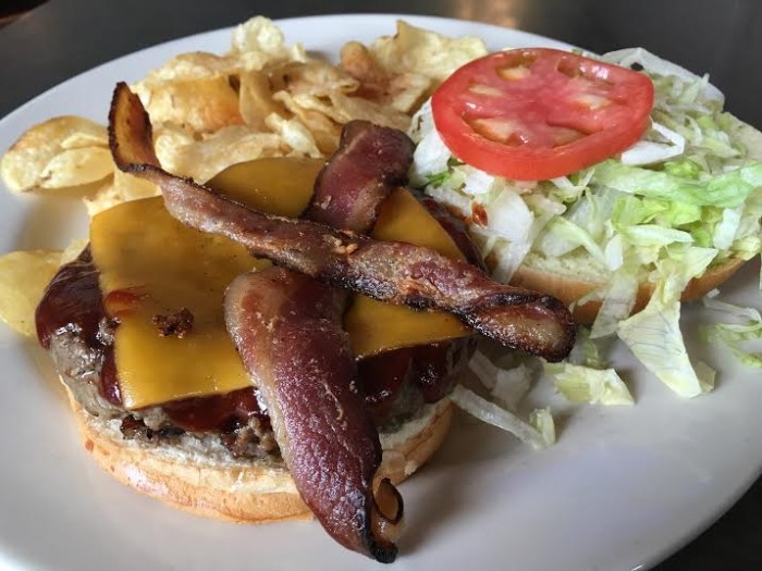 Big River Grille's Hickory Bacon Burger