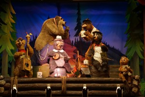 You won't have to wait for the cool A/C in Country Bear Jamboree.