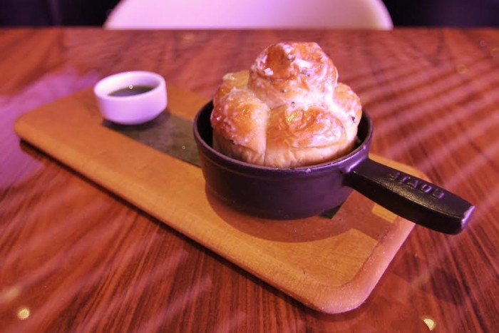 STK's fresh-baked bread with blue cheese butter