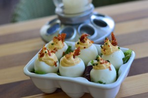 Deviled eggs are part of the Southern charm of Homecoming