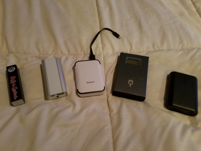 Chargers come in several shapes and sizes