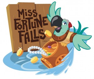 Miss Fortune Falls Water Raft Ride