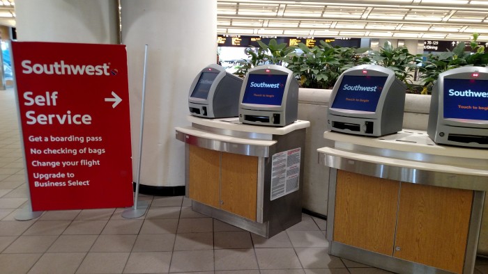 Kiosks for Southwest at Orlando International Airport