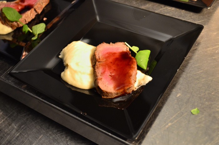 A sample of Prime NY Strip at Shula's during the Food and Wine Classic - Photo by Brandon Glover