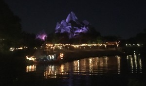 Everest at night