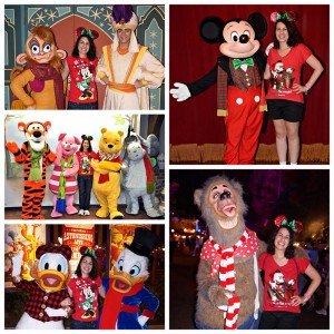 Mickey Mouse, Donald Duck, Scrooge McDuck, Aladdin, Abu, and Liver Lips Jack Skellington, Nick & Judy, Seven Dwarfs at Mickey's Very Merry Christmas Party