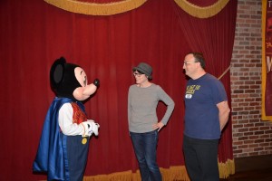 Meeting Mickey Mouse at the Magic Kingdom