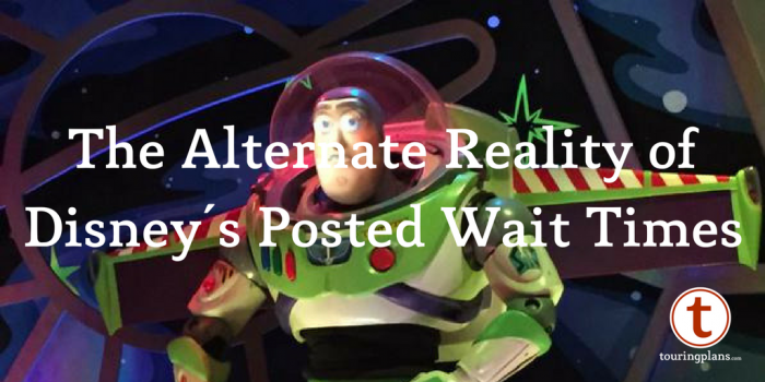 The alternate reality of Disney's posted wait times