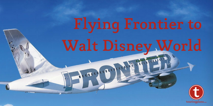 Flying Frontier to Walt Disney World