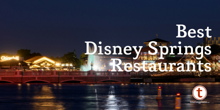 Best table service restaurants at Disney Springs