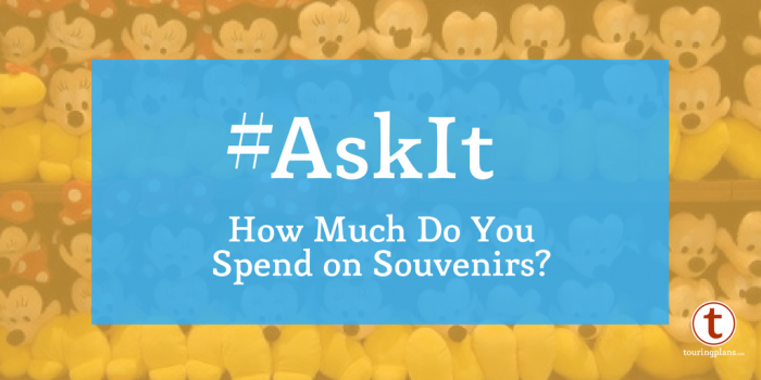 How much do you spend on souvenirs at Walt Disney World?