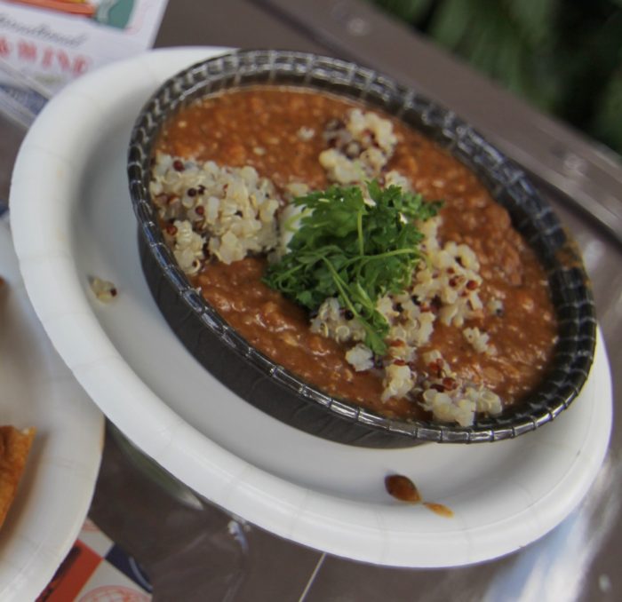 Africa's Spicy Ethiopian Red Lentil Stew with Vegan Yogurt and Quinoa